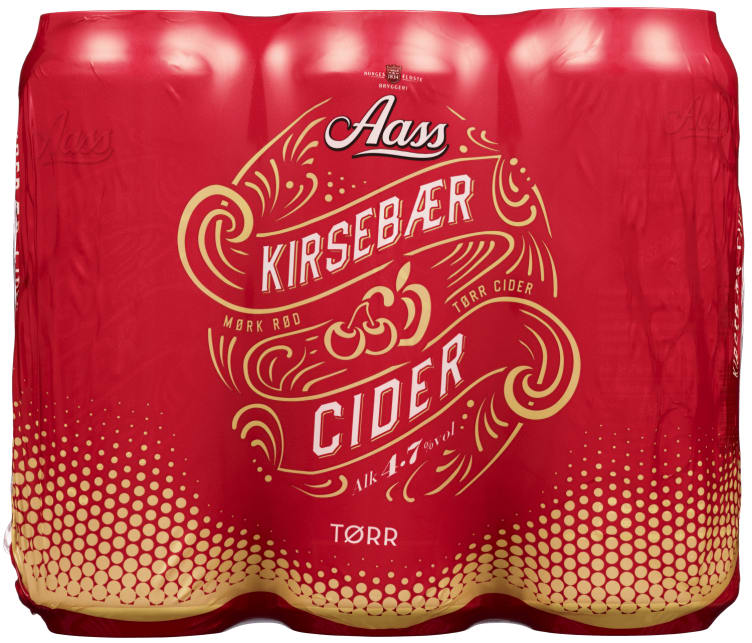 Aass Cider Kirsebær 0,5lx6 boks