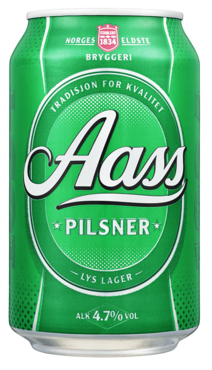 Aass Pilsner 0,33l boks