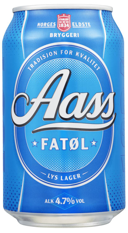 Aass Fatøl 0,33l boks