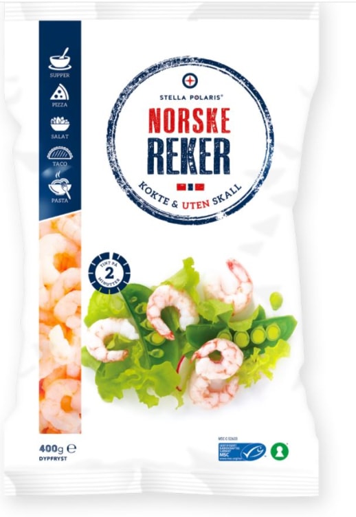 Norske Reker 400g Stella Polaris