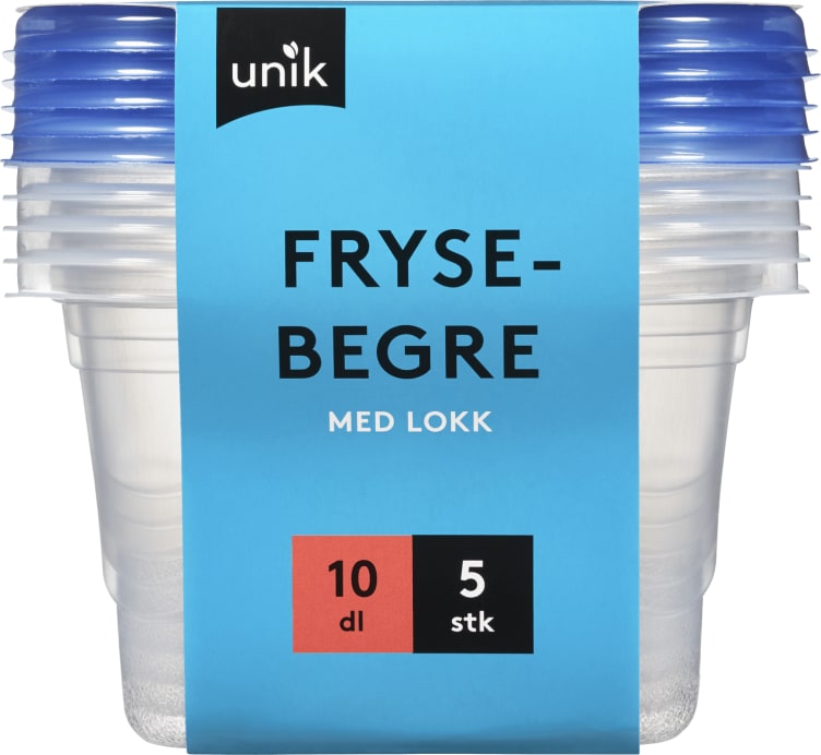 Frysebeger 10dl 5stk