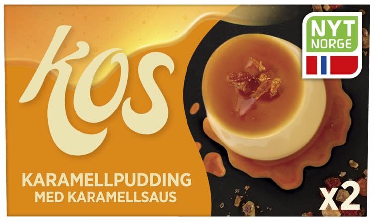 Karamellpudding m/Saus 2x150g Kos