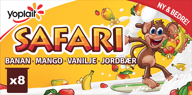 Yoplait Safari Ape 8x125g