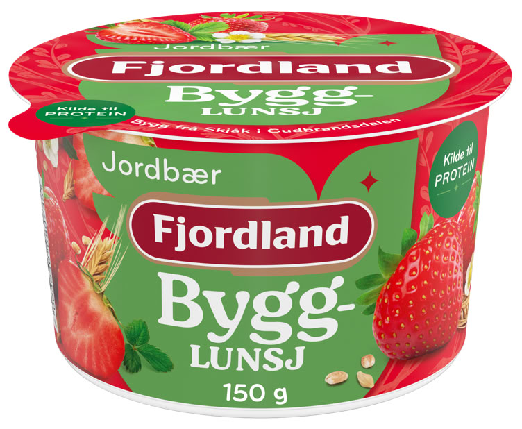 Byggrynlunsj m/Jordbær 150g Ltd