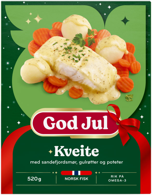 Kveite m/Sandefjordsmør 520g Fjordland