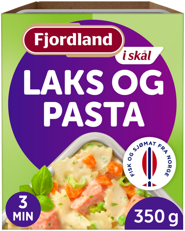 Laks & Pasta i Urtesaus 350g Fjordland
