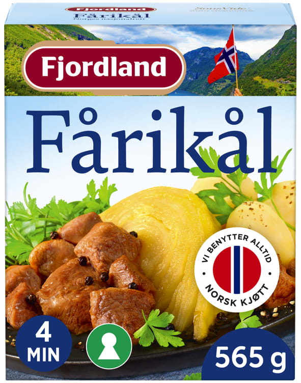 Fjordland Fårikål med Poteter 565g