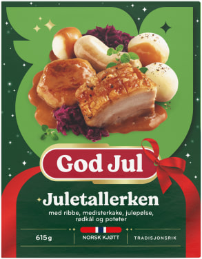 Juletallerken 615g Fjordland
