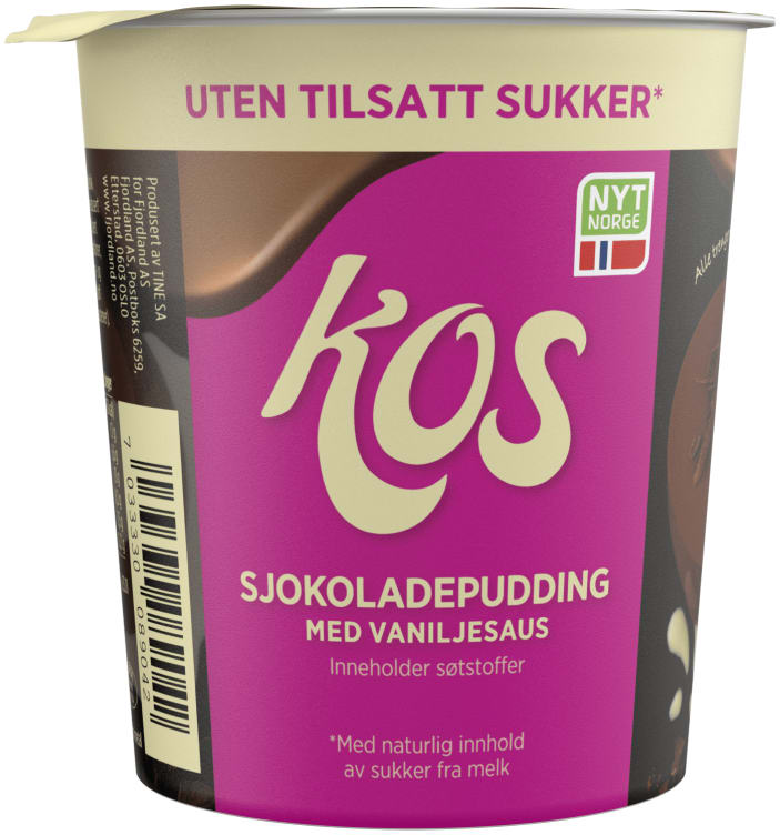 Sjokoladepudding u/Sukker 190g Kos