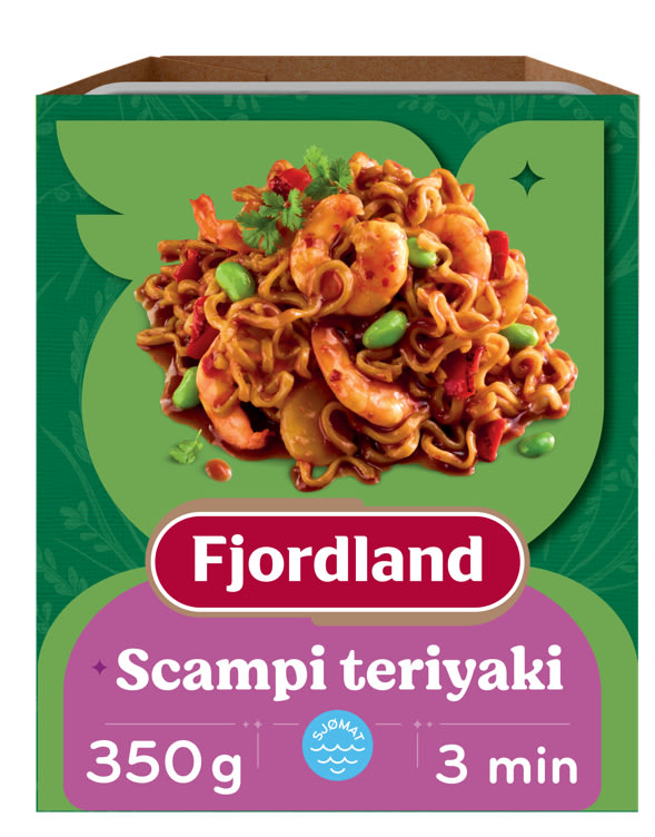 Scampi Teriyaki 350g Fjordland