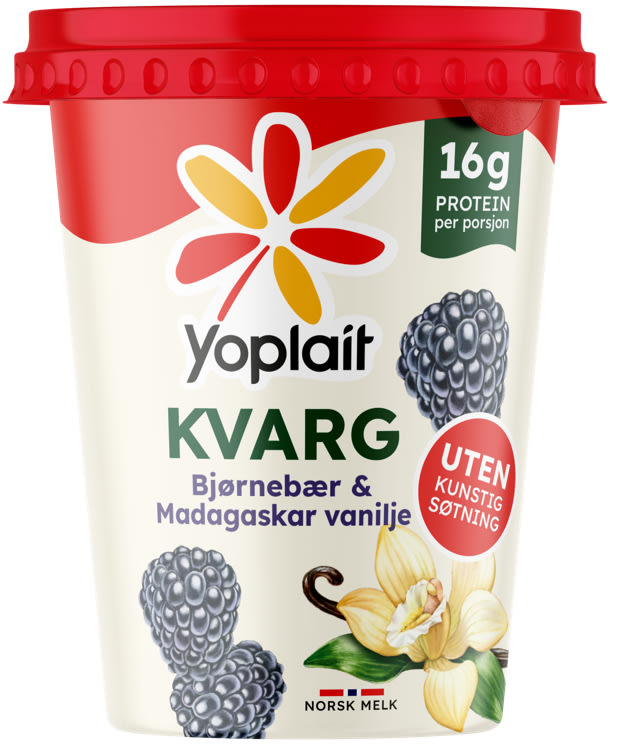Yoplait Kvarg Bjørnebær&Vanilje 420g