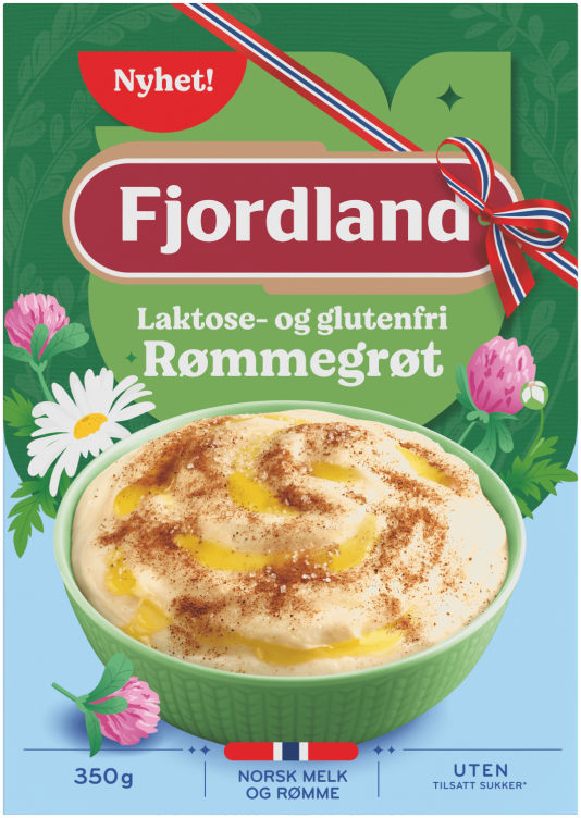 Rømmegrøt Laktosefri 350g Fjordland