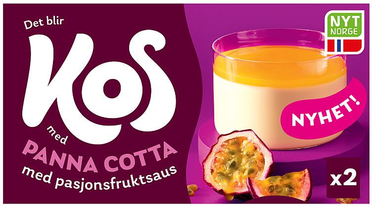 Product Image for Panna Cotta m/Pasjonsfruktsaus 2x150g Kos