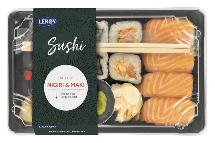 Sushi Miks 10 Biter 258g Lille Asia