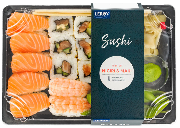 Bilde av Sushi Maki Nigiri 16 Biter 479g Meny