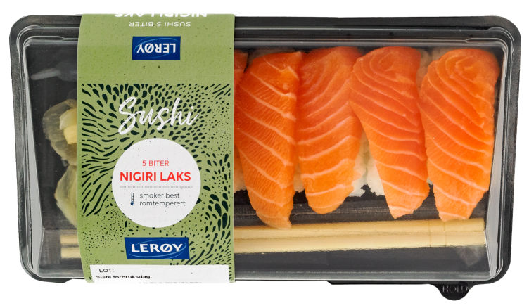 Bilde av Sushi Laks Nigiri 5 Biter 152g Meny