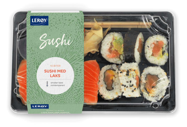 Sushi Laks 10 Biter 272g Lerøy