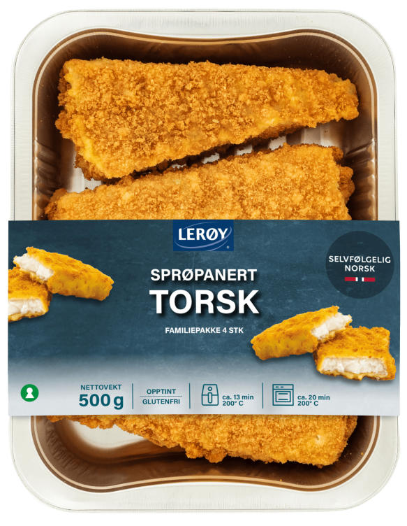 Torsk Panert 500g