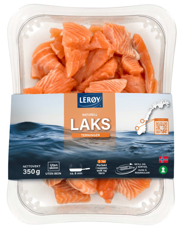 Laks i Terninger 350g Lerøy