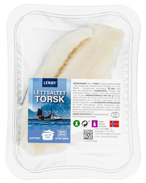 Torsk Lettsaltet