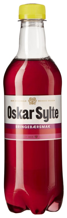 Bringebærbrus 0,5l flaske Oskar Sylte