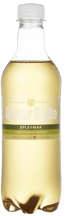 Bilde av Eplebrus u/Sukker 0,5l flaske Oskar Sylte
