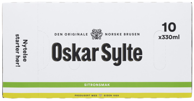 Product Image for Sitronsmak 0,33lx10 boks Oskar Sylte