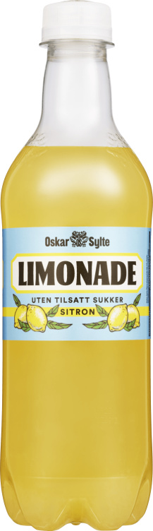 Limonade u/Sukker 0,5l flaske Oskar Sylte