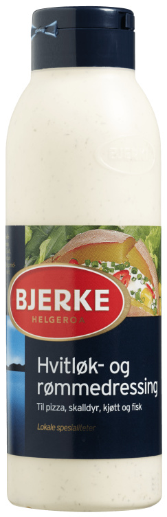 Rømmedressing m/Hvitløk 480ml Bjerke