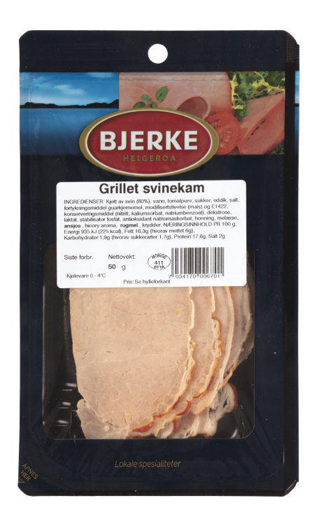 Svinekam Grillet 50g Bjerke