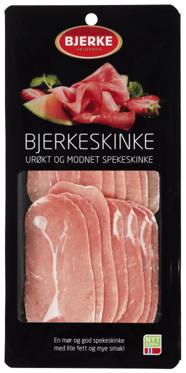 Bjerkeskinke Urøkt Speket 80g Bjerke