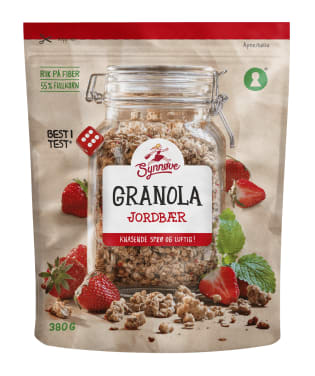 Granola - Kakao&Bringebær 430g Bare Bra