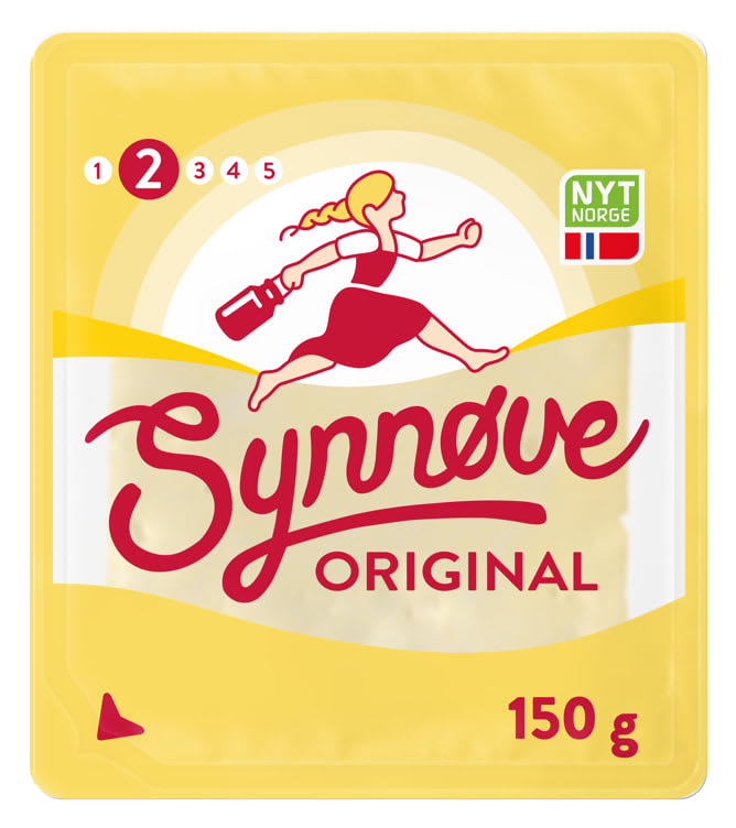 Gulost Original skivet 150g Synnøve