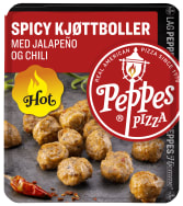 Kjøttboller Spicy/hot 120g Peppes