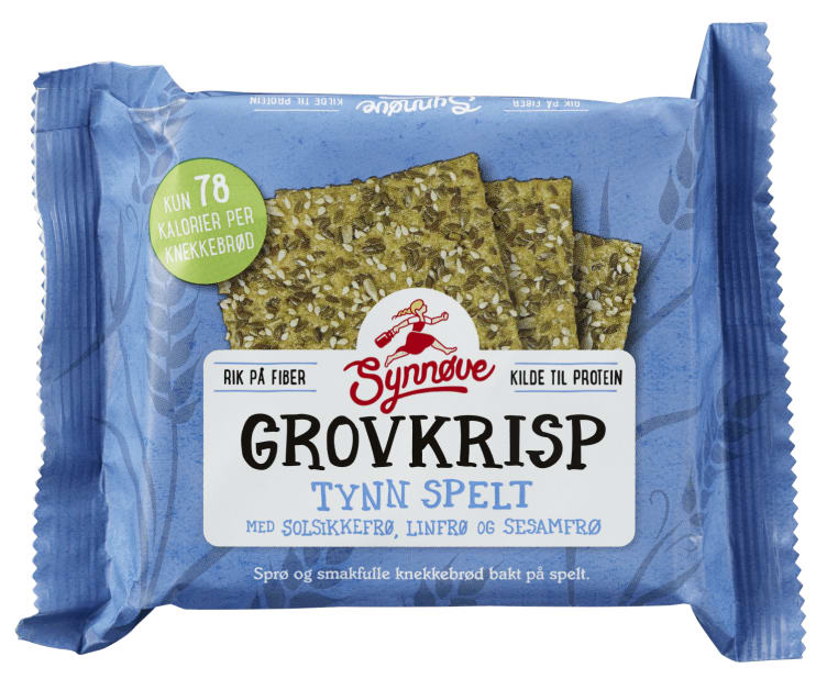 Grovkrisp Tynn Spelt 100g Synnøve