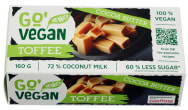 Toffee Plantebasert 160g Go'vegan