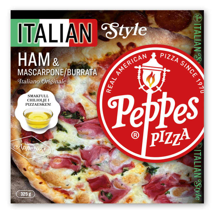 Peppes Pizza Ham&Mascarpone Italian Style 325g