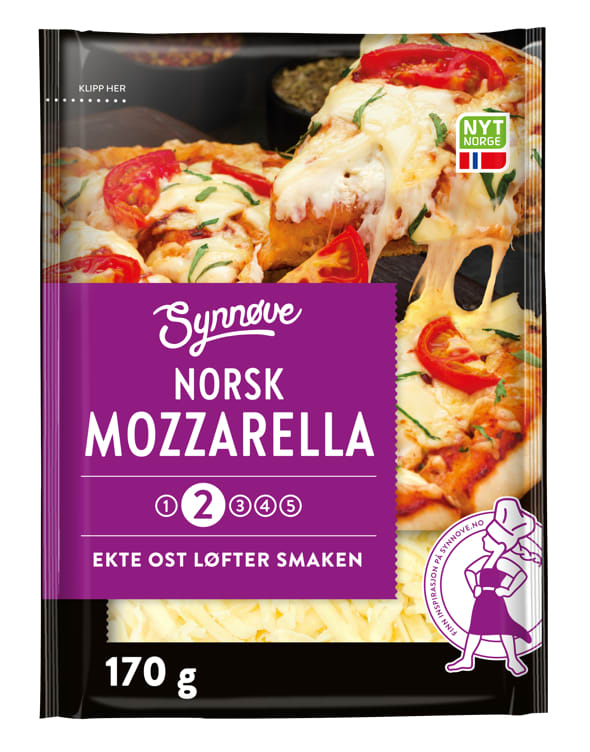 Mozzarella Revet 170g Synnøve