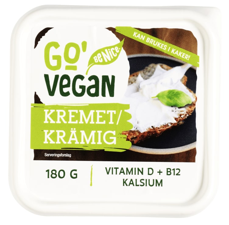 Go'Vegan Kremet Kremet 180g