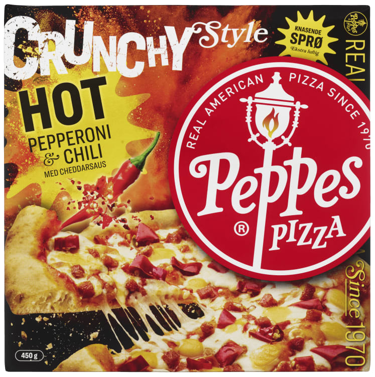 Peppes Pizza Hot Pepperoni&Chili 450g