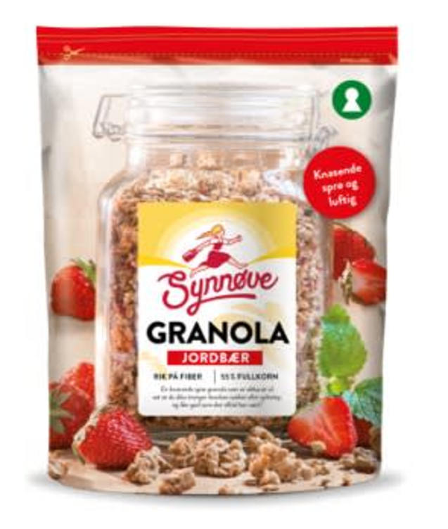Granola med Jordbær 390g Synnøve