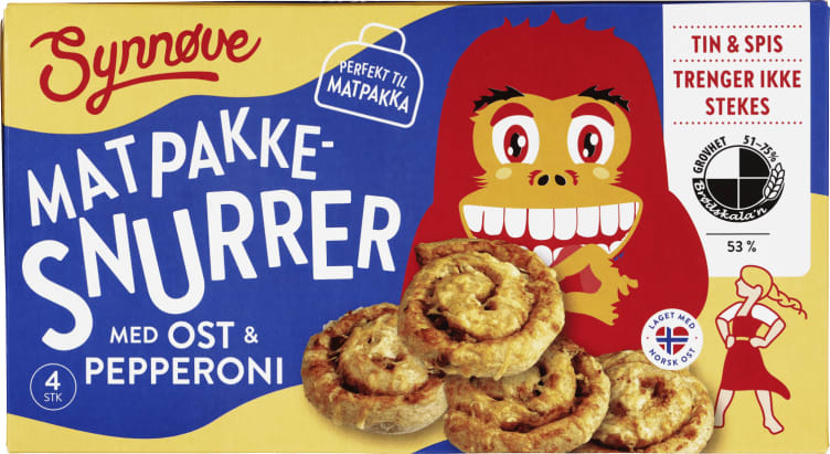 Product Image for Matpakkesnurrer Ost&Pepperoni 200g Synnøve