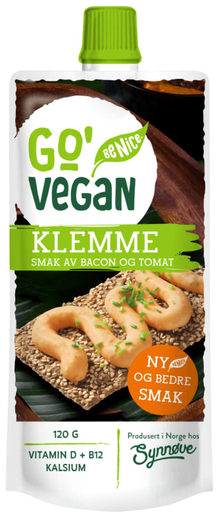 Go`Vegan Klemme Bacon&Tomat 120g