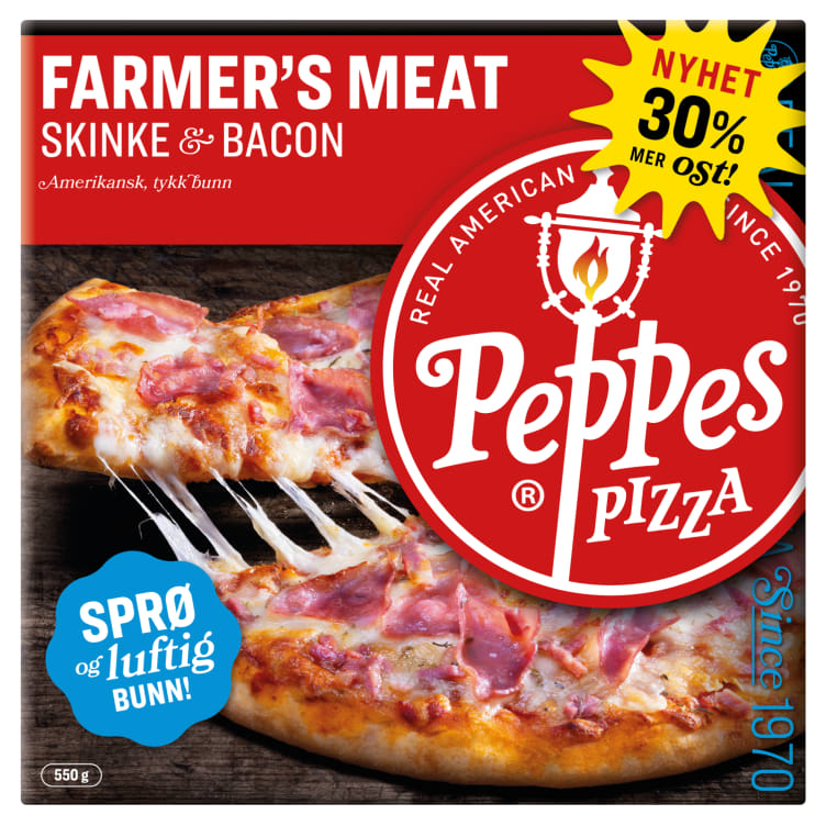 Product Image for Peppes Pizza Farmers Meat 550g
