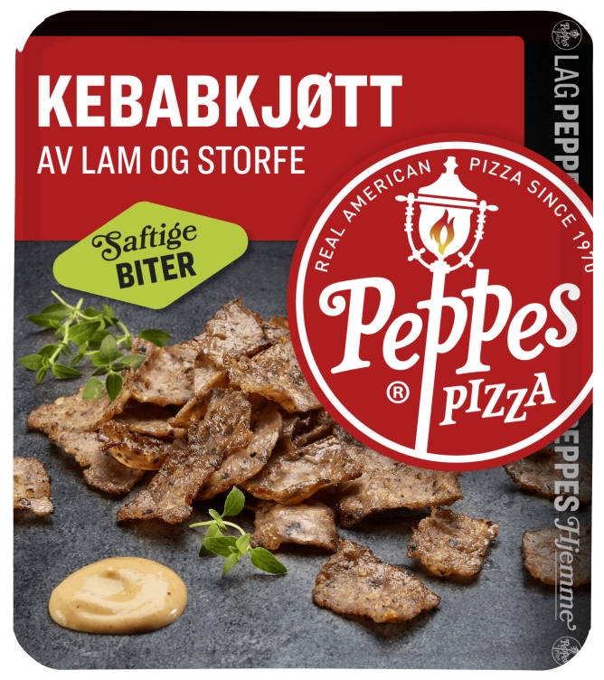 Kebabkjøtt Lam/Storfe 100g Peppes