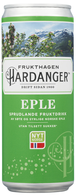 Eplebrus 0,33l boks Frukthagen Hardanger