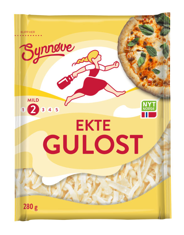 Gulost Grovrevet 280g Synnøve