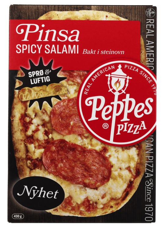 Peppes Pizza Pinsa Spicy Salami 430g
