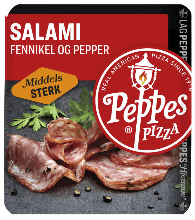 Salami Fennikkel&Pepper 50g Peppes