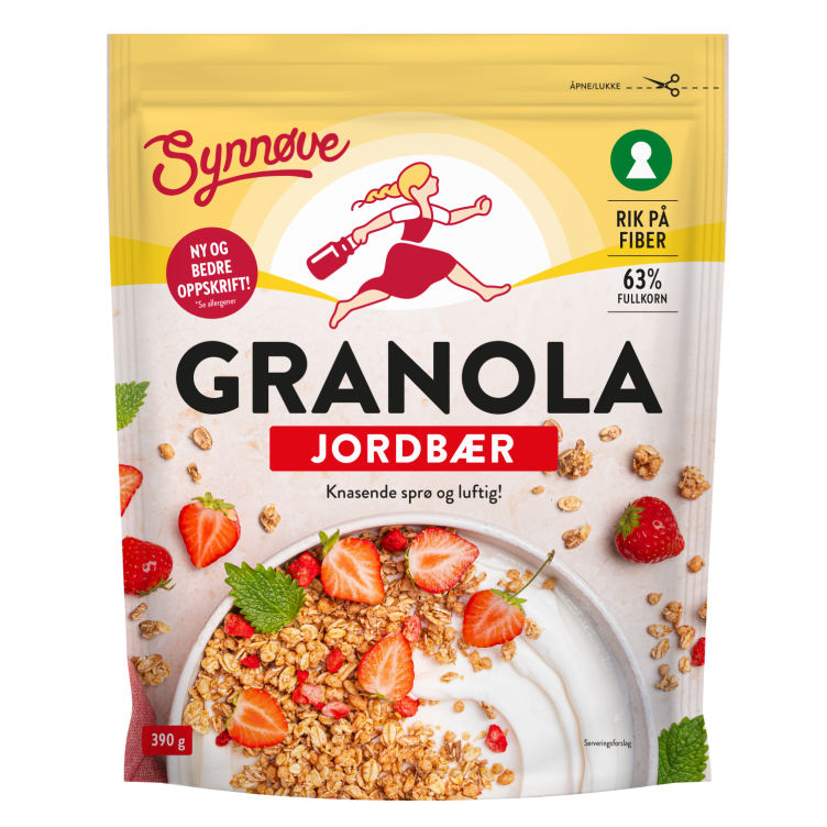 Product Image for Granola m/Jordbær 390g Synnøve